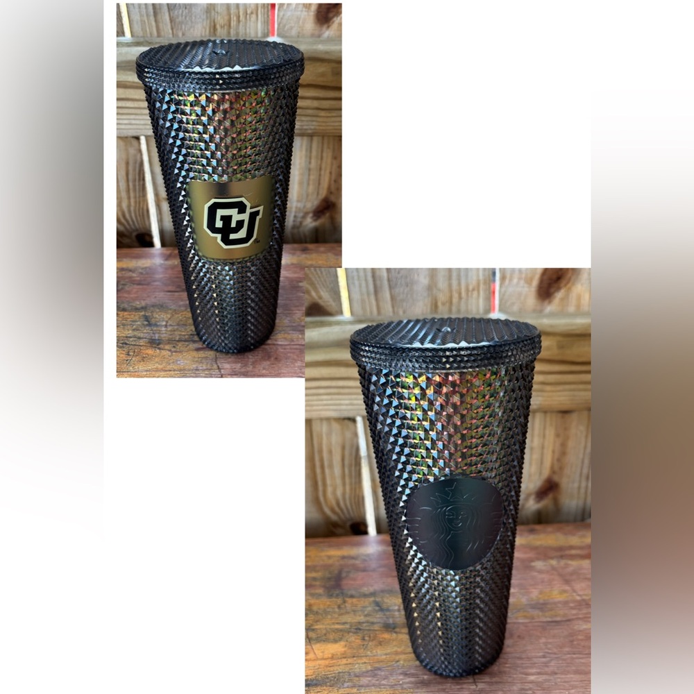 Starbucks & the University of Colorado Venti Cold Beverage Tumbler with Lid 24oz